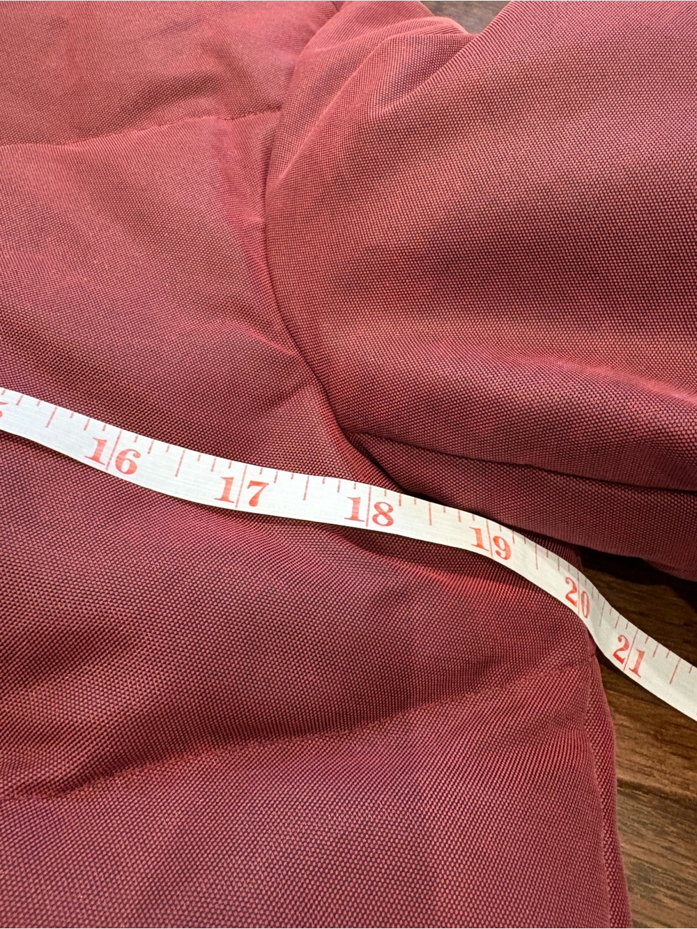 Helmut Lang Down Puffer Jacket Boxy Burgundy Maroon Small - Picture 12 of 14